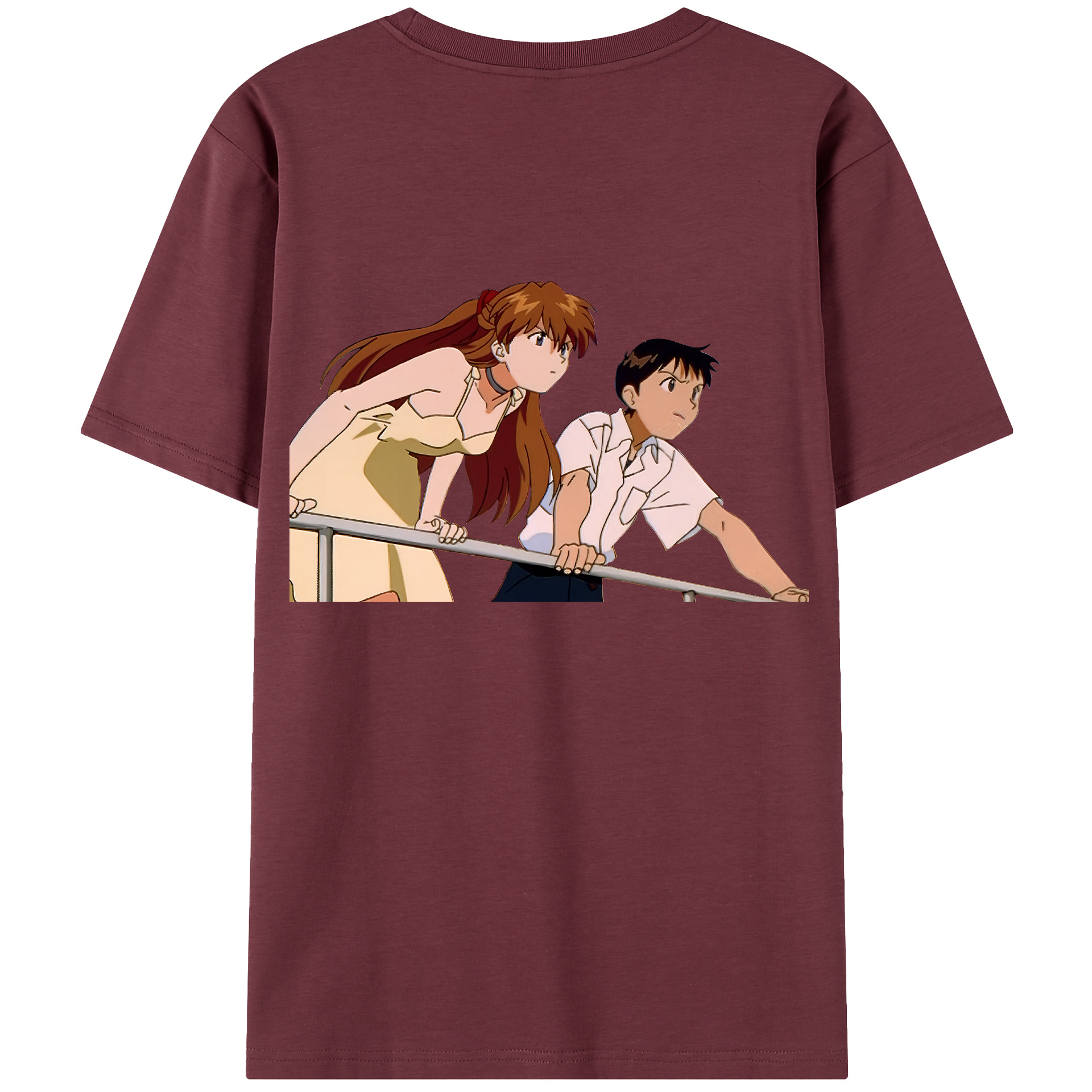 （画像用） EVA 新世紀エヴァンゲリオン 綿100％半袖Tシャツ（背面プリント）